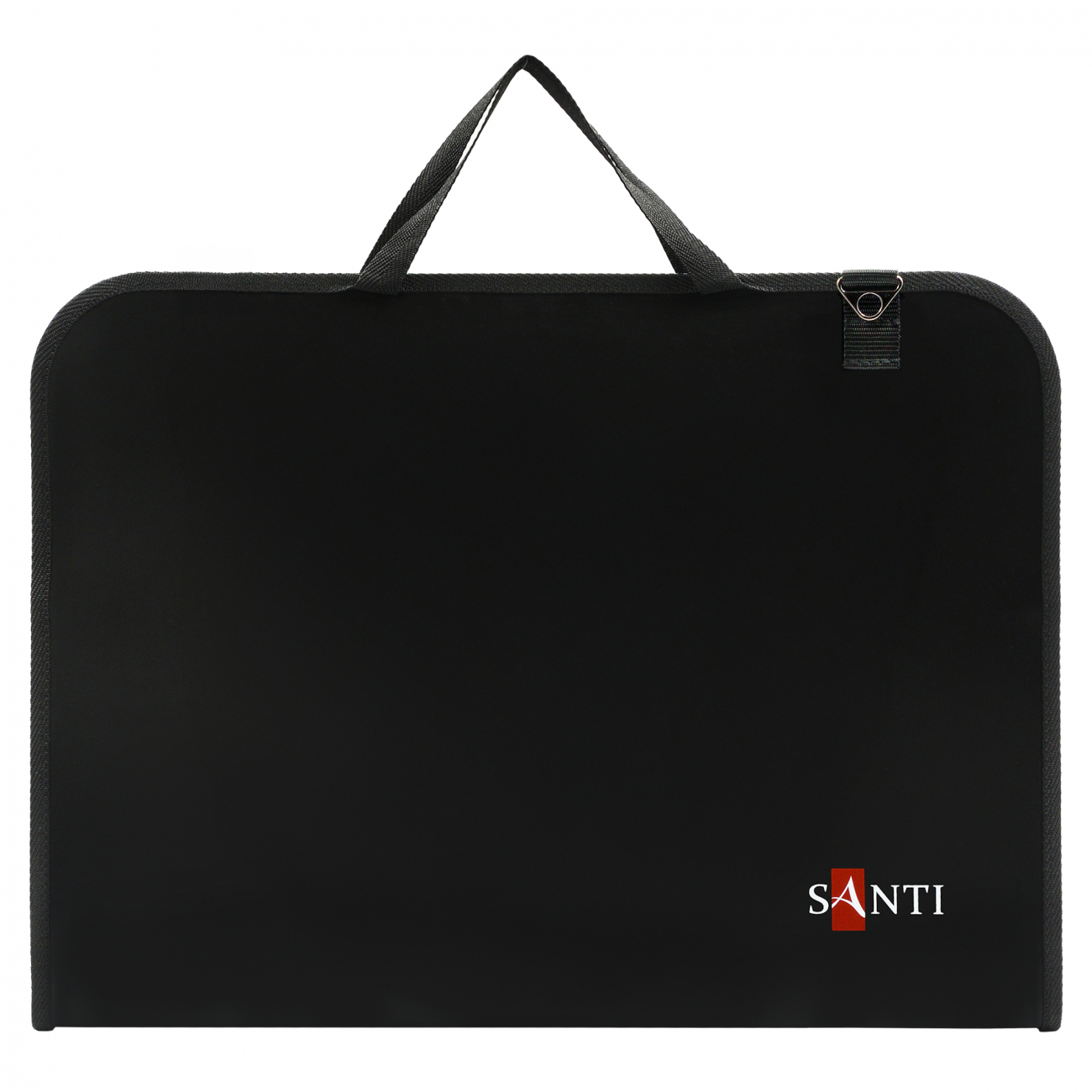 Папка-портфель "Santi" №492282 A3 пласт. для ескізів чорна — купити | Канцелярський Сад