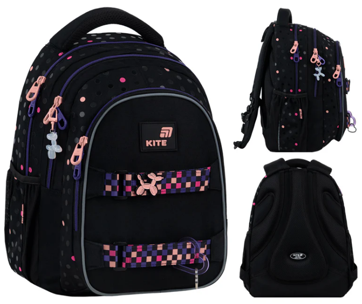 Рюкзак "Kite" Education teens Romantic Street Art 2від.,3карм. №K26-8001M-1(6)(10) — купити | Канцелярський Сад