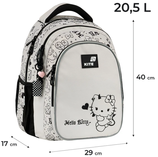 Рюкзак "Kite" Education teens Hello Kitty 2від.,3карм. №HK26-8001M(6)(10) — фото 7