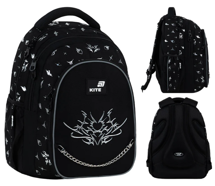 Рюкзак "Kite" Education teens Gothic Elegance 3від.,2карм. №K26-8001L(6)(10) — купити | Канцелярський Сад