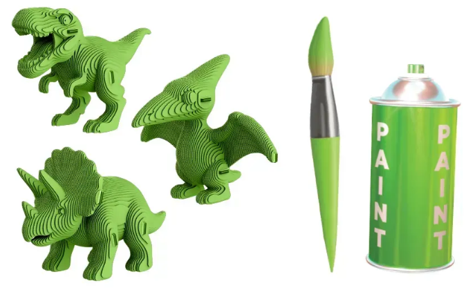 Пазли 3D "Cartonic" Dinos Trio — фото 7