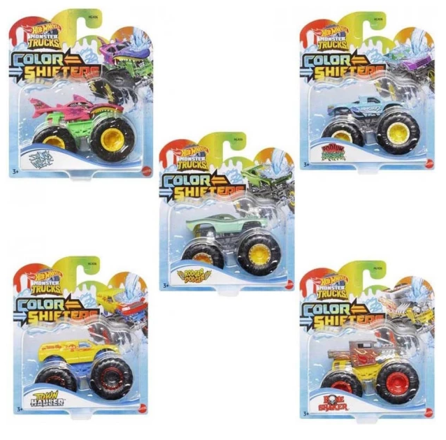 Машинка-позашляховик"Monster Trucks" "Зміни колір",в асорт. №HGX06 / Hot Wheels/(4) — купити | Канцелярський Сад