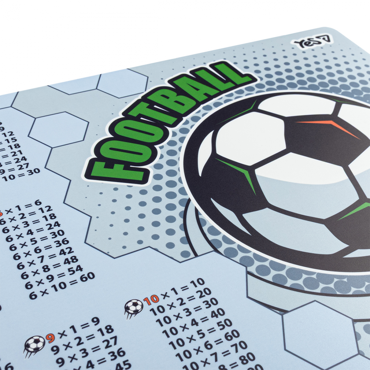 Підкладка для столу "Yes" №492377 Football Таблиця множення(10)(200) — фото 3