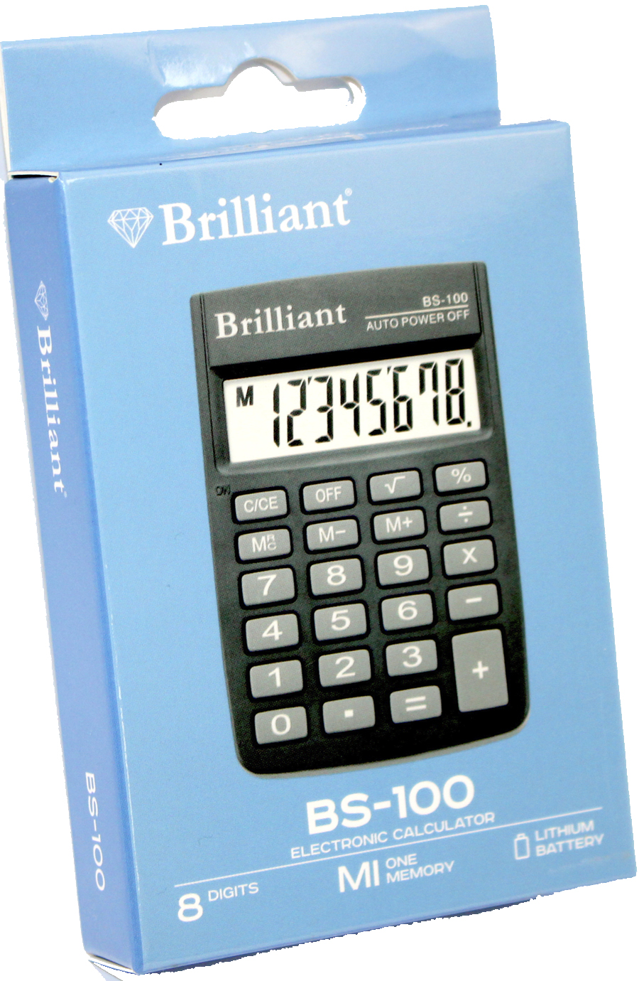 Калькулятор "Brilliant" №BS-100 (8-розряд.)(50) — фото 6