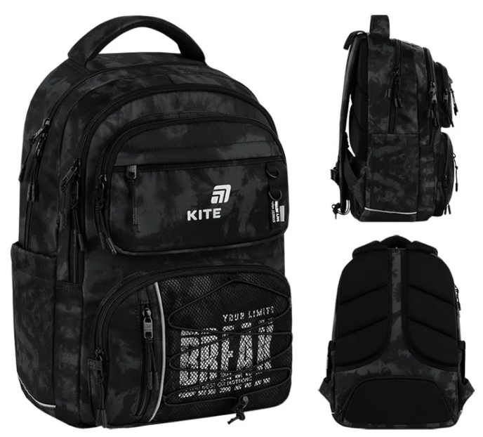 Рюкзак "Kite" Education 2594L Break Limits 2від.,4карм. №K26-2594M-3(10) — купити | Канцелярський Сад