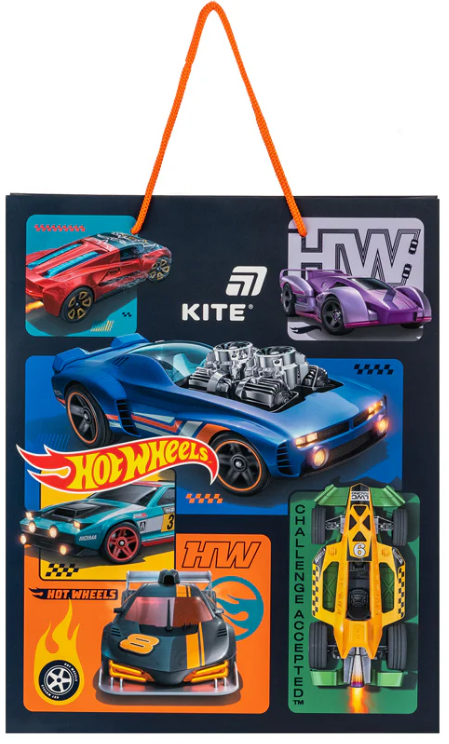 Пакет подарунковий папер. 26х32см Hot Wheels №HW26-266/Kite/(5) — фото 9