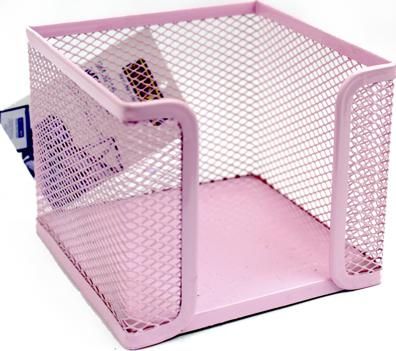 Куб для паперу "Buromax" №BM.6215-10 Pastel метал.,рожевий(12) — купити | Канцелярський Сад