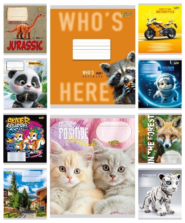 Зошит 12арк. кліт. /ТВ/ "Мікс КВ2" №ТА61107(25)(600) — купити | Канцелярський Сад