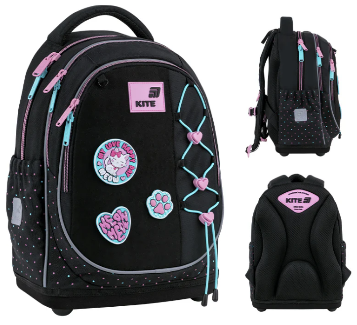 Рюкзак "Kite" Education Pretty Kitty 3від.,2карм. №K26-724S-1(6) — купити | Канцелярський Сад