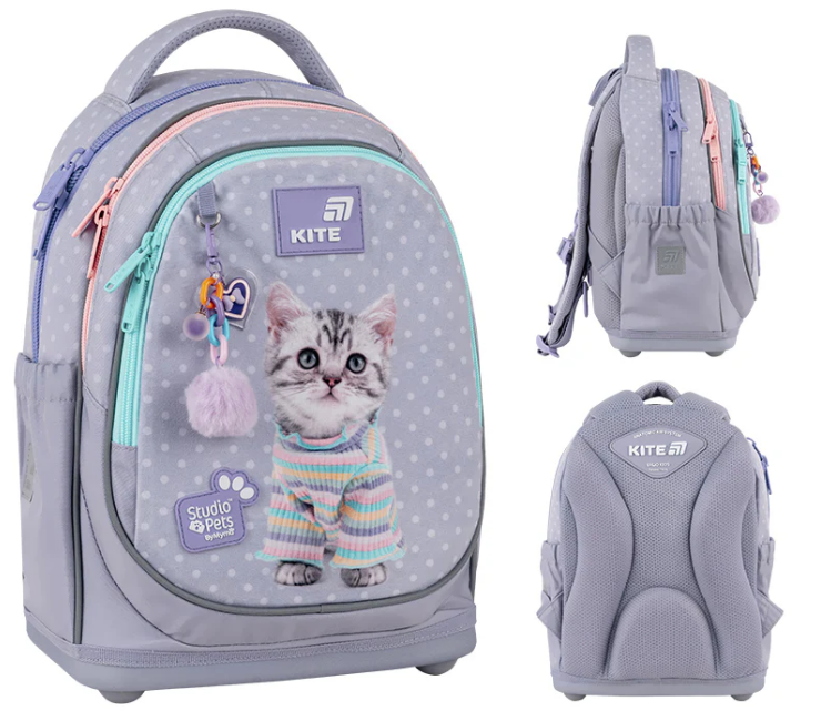 Рюкзак "Kite" Education Studio Pets 3від.,2карм. №SP26-724S(6) — купити | Канцелярський Сад