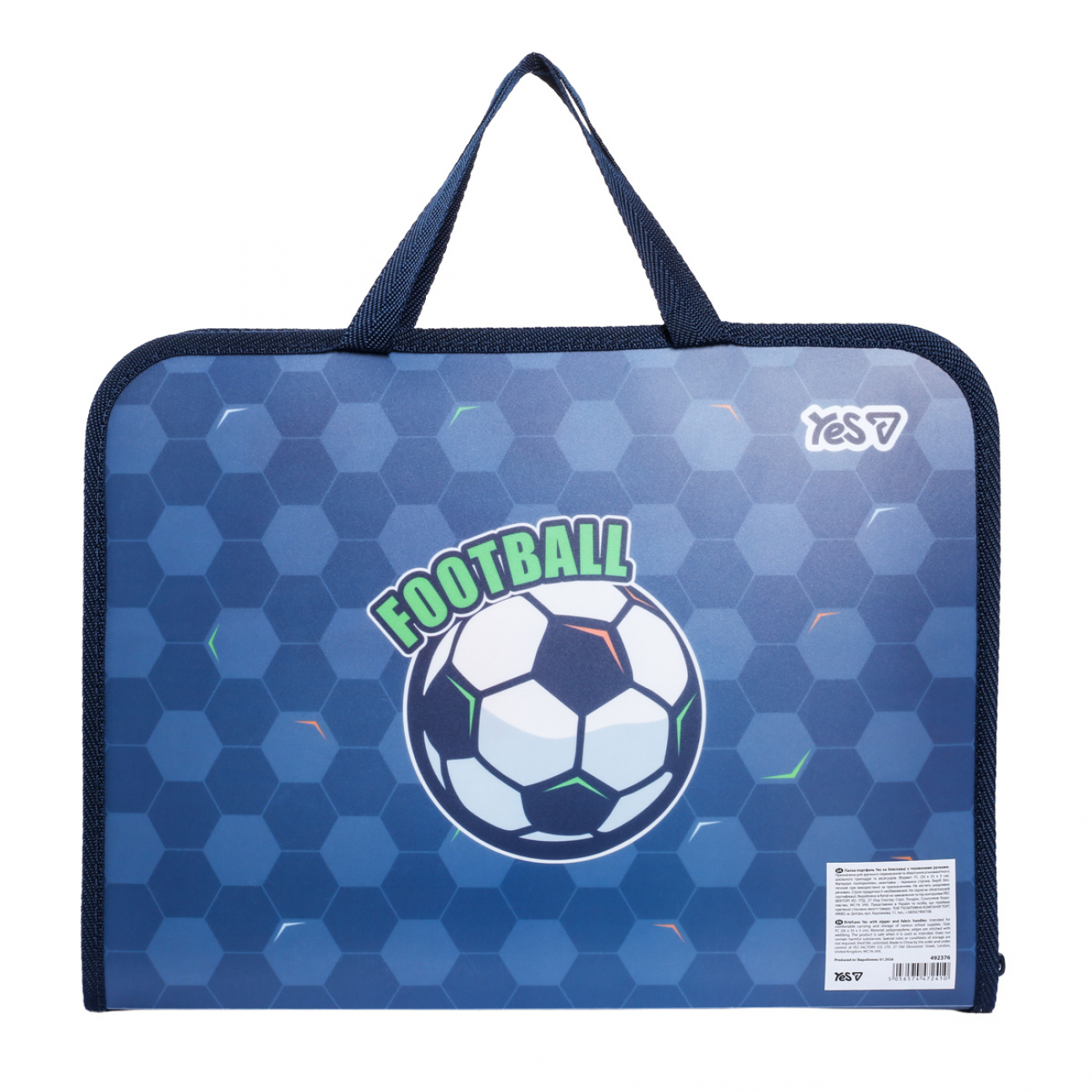 Папка-портфель "Yes" FC №492376 А4 "Football" на блиск.,з ручками(12) — фото 9