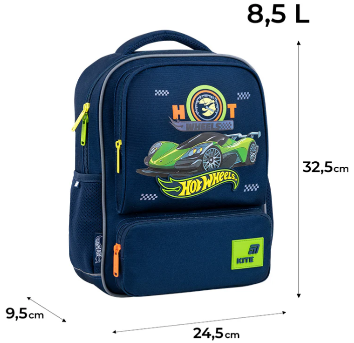 Рюкзак "Kite" Kids Hot Wheels 1від.,4карм. №HW26-559XS — фото 4