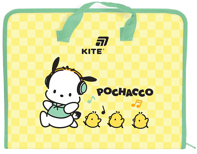 Папка-портфель "Kite" №PC26-202 А4,на блиск. Pochacco — купити | Канцелярський Сад