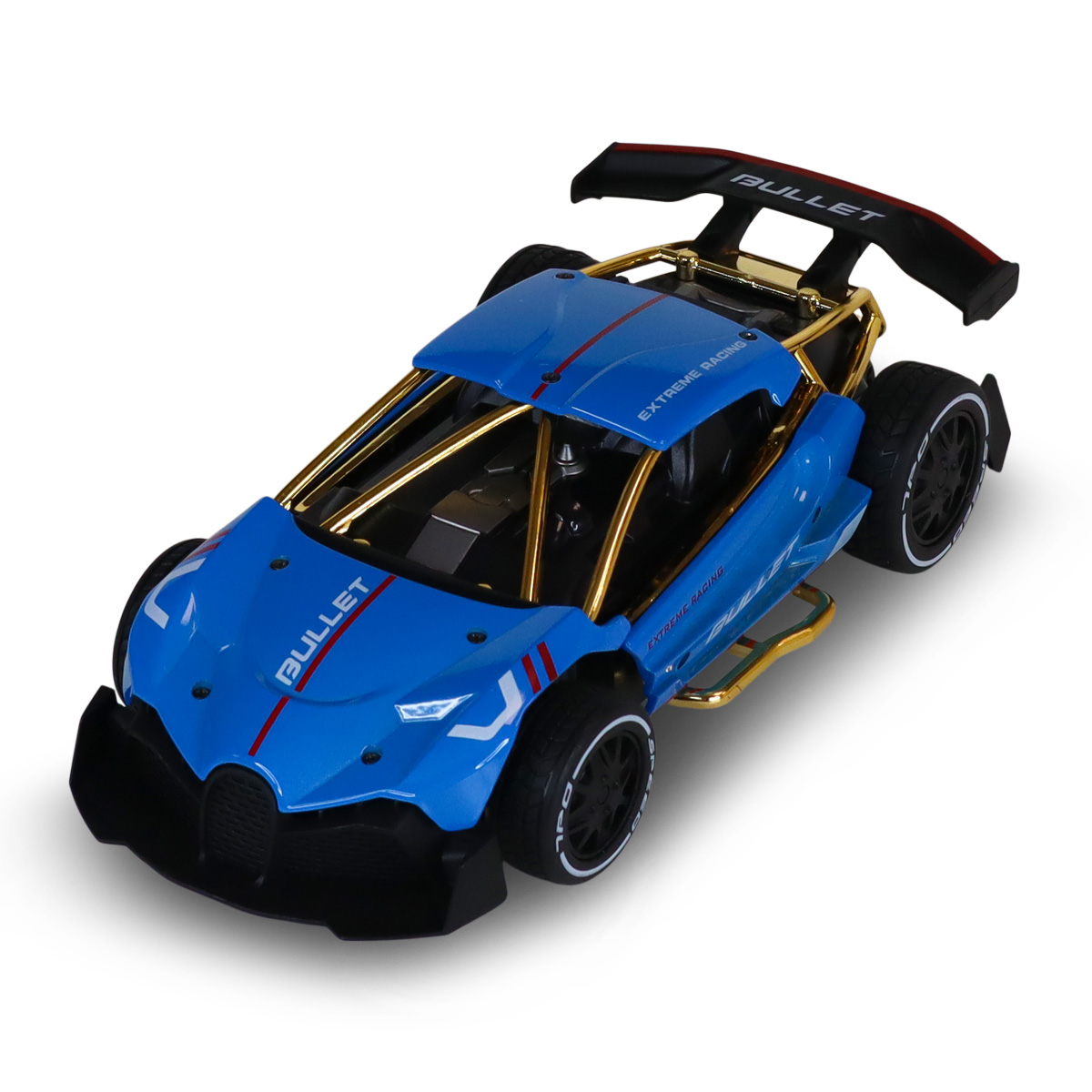 Автомобіль RK "KS Drive" EXTREME RACING метал.корпус,акум.3.7V,2,4 ГГц,блакитний/КіддіСвіт — фото товару | Канцелярський Сад