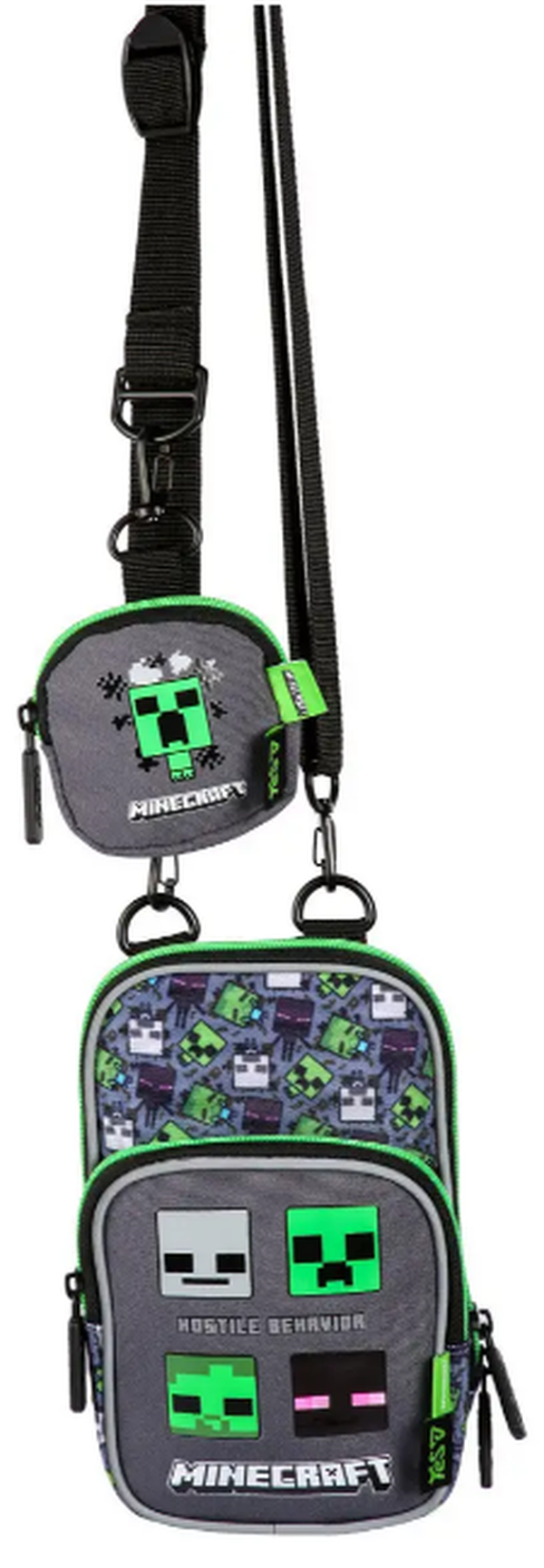 Сумка плечова "Yes" CBK-3 Р-26 Minecraft Reality 1від.2карм. №550572 — фото 5