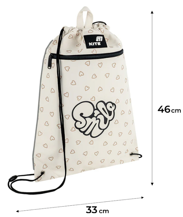Сумка для взуття "Kite" Shimmer&Smile 1від.1карм. №K26-601M-31 — фото 3