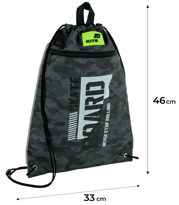 Сумка для взуття "Kite" SK8 Board 1від.1карм. №K26-601M-12 — фото 3