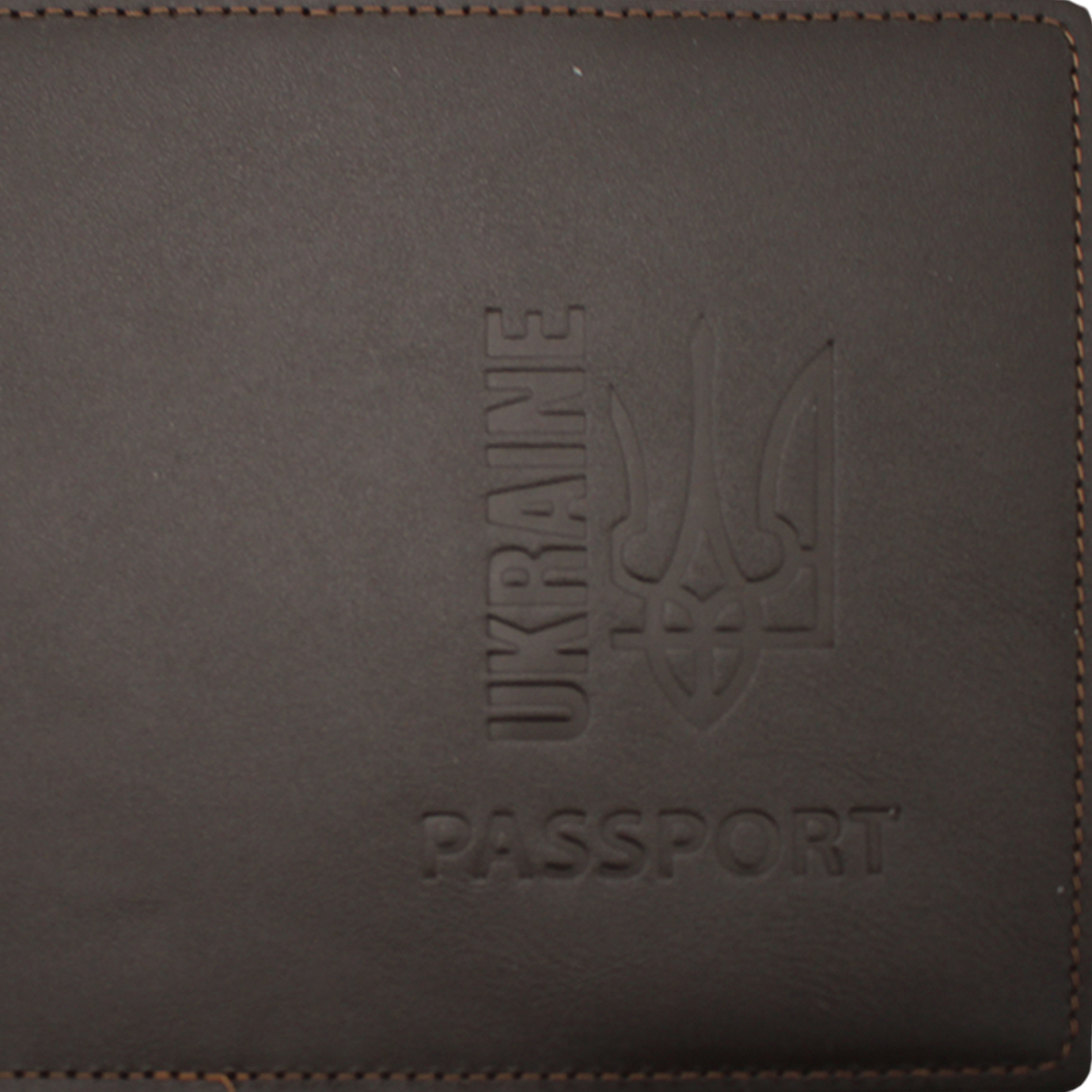 Обклад. Passport Ukraine Тризуб шкіра шокол. тисн. №54591(25) — фото 10