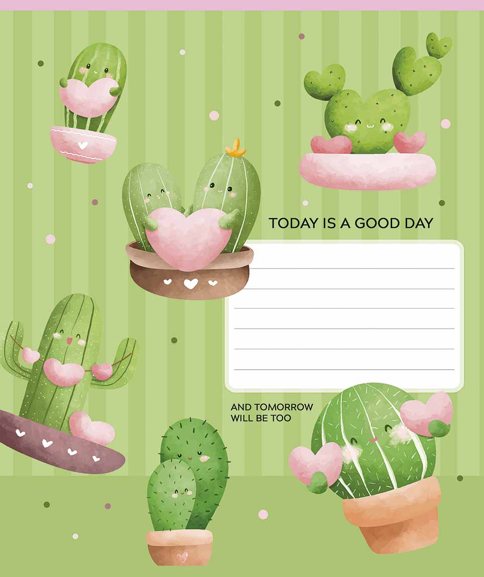 Зошит 12арк. кліт. Star "Good day" глітер №012-3689K(30)(360) — купити | Канцелярський Сад