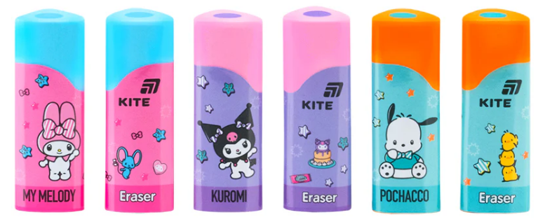 Гумка "Kite" Hello Kitty кольор. №HK26-1269(36) /1/ — купити | Канцелярський Сад