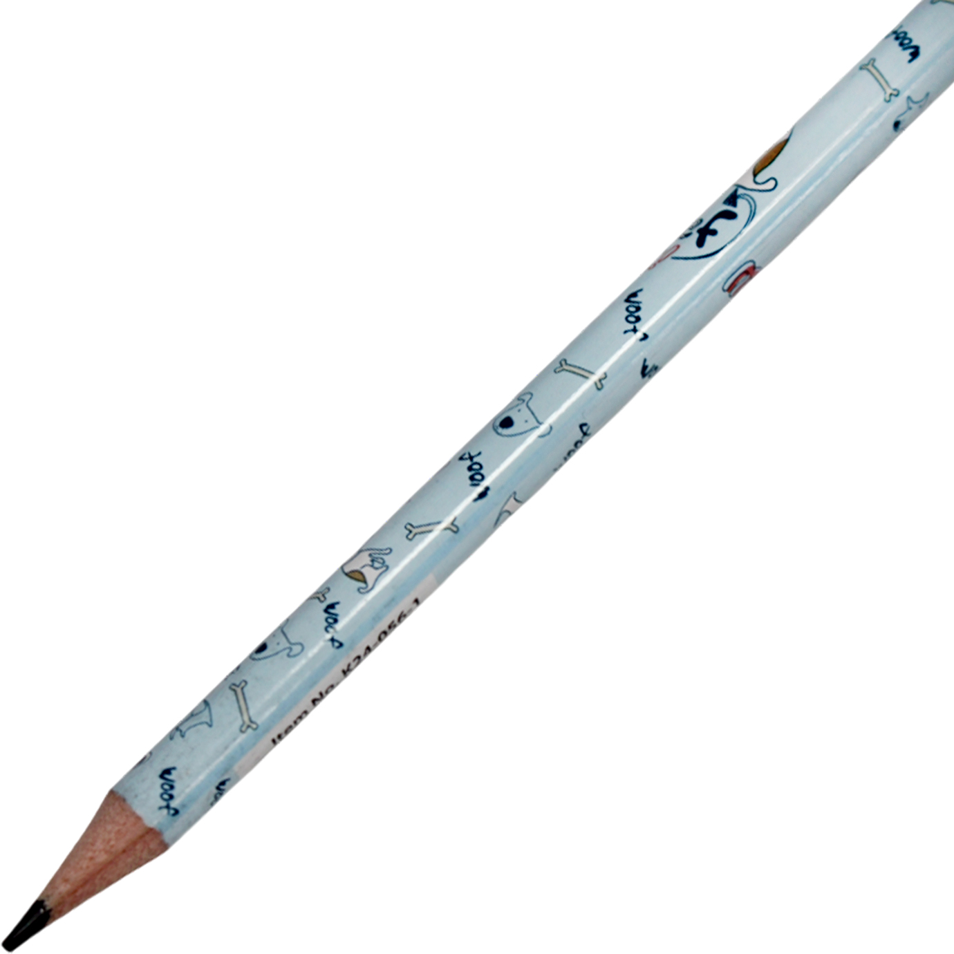 Олівець гр. "Kite" №K24-056-1 Dog з гумкою,в тубі(36)(432) — фото 3