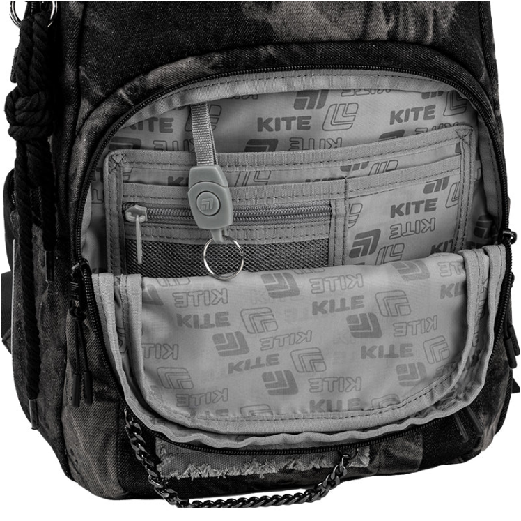 Рюкзак "Kite" Education teens 2578M Denim Core 2від.,4карм. №K26-2578M-2(10) — фото 9