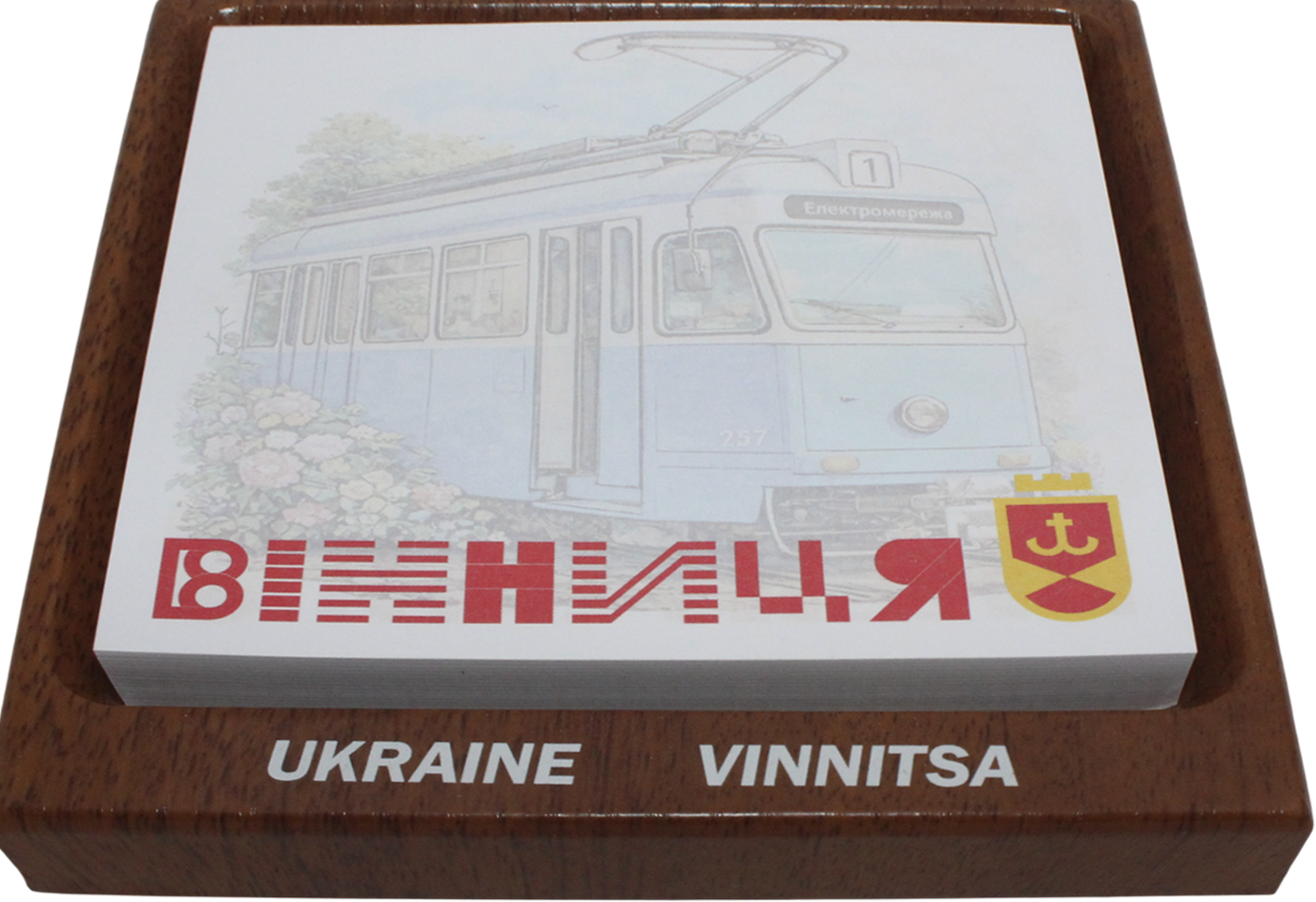 Сувенір "Підставка з блокзамом Вінниця" /Breidon/ — фото 4