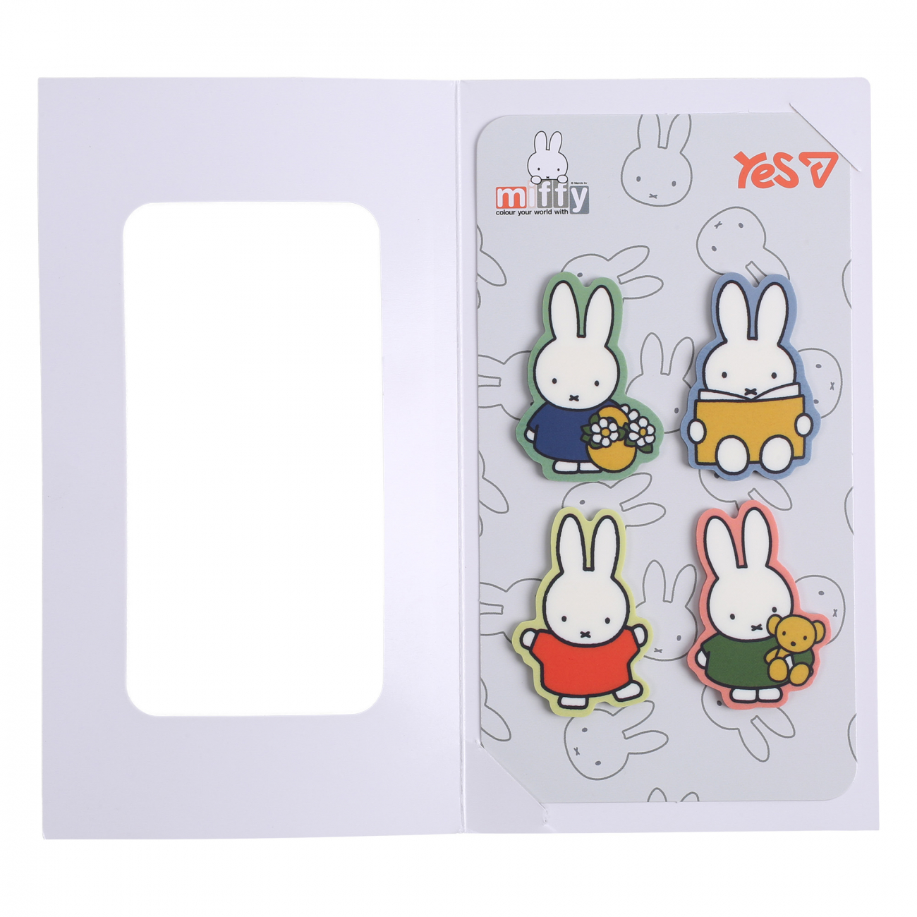 Закладка магніт. "Yes" №708836 Miffy 2шт,висікання(10)(50) — фото 4