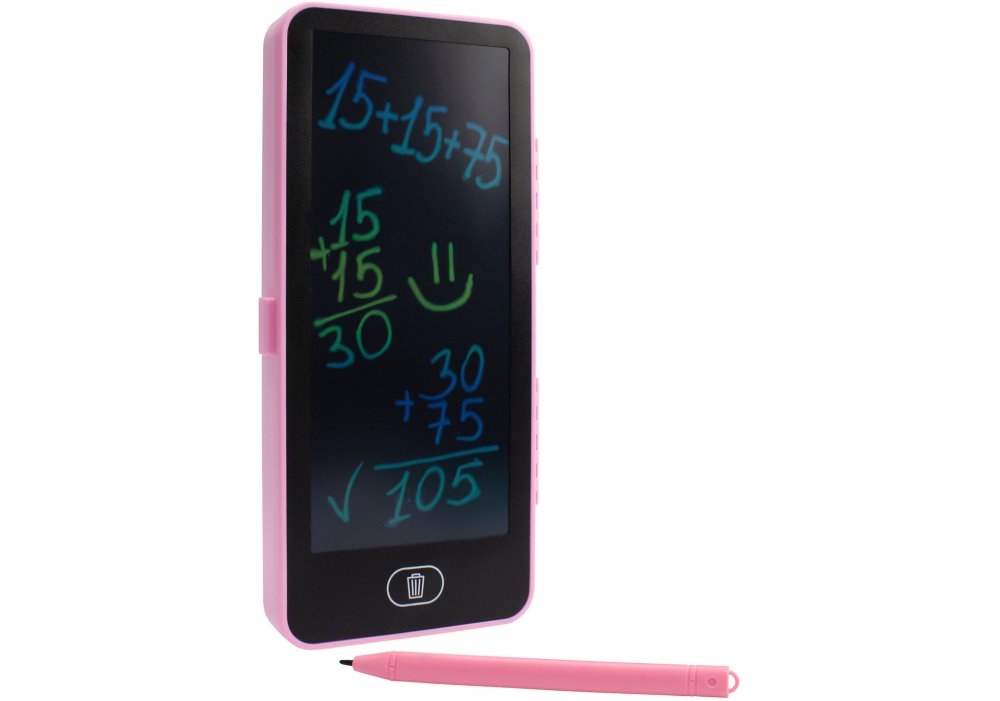 Пенал "Maxi" пласт. з LCD екраном,спец.ручка,бат-ка 3v,20,2х7,8х3см,1від.,рожевий №MX86900 — купити | Канцелярський Сад