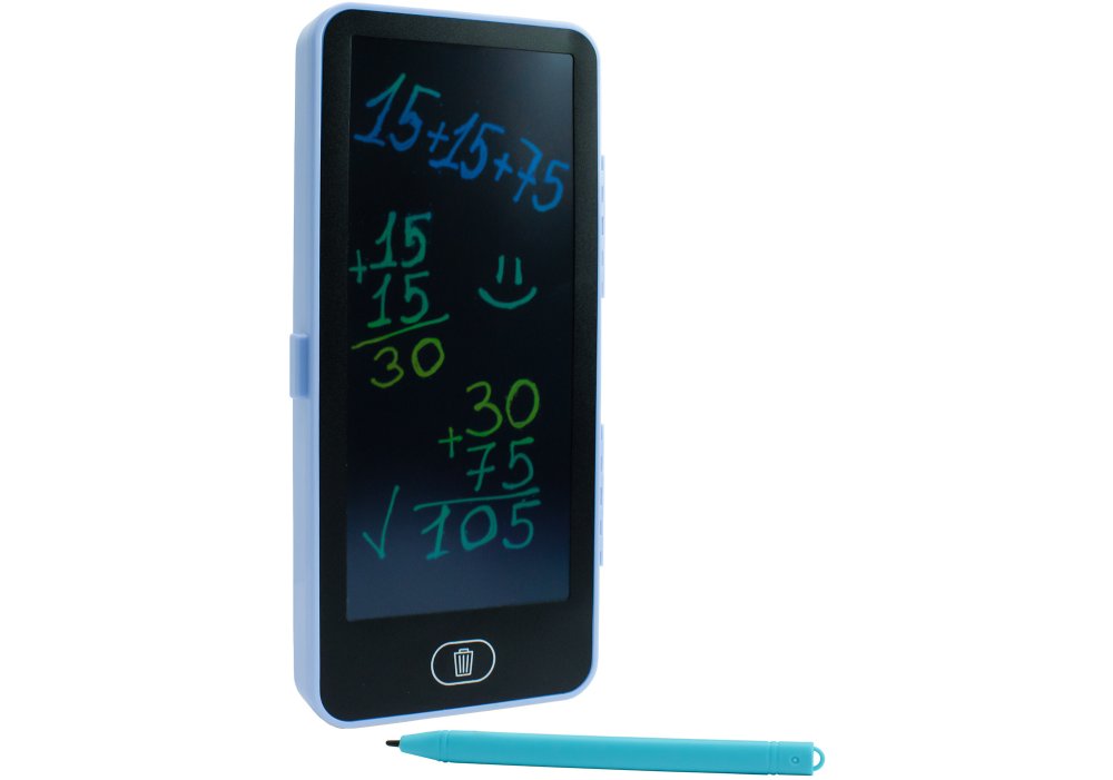 Пенал "Maxi" пласт. з LCD екраном,спец.ручка,бат-ка 3v,20,2х7,8х3см,1від.,блакит. №MX86901 — купити | Канцелярський Сад