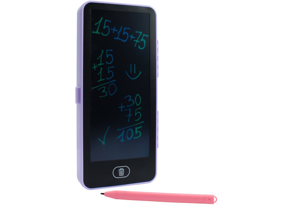 Пенал "Maxi" пласт. з LCD екраном,спец.ручка,бат-ка 3v,20,2х7,8х3см,1від.,фіолет. №MX86902 — купити | Канцелярський Сад