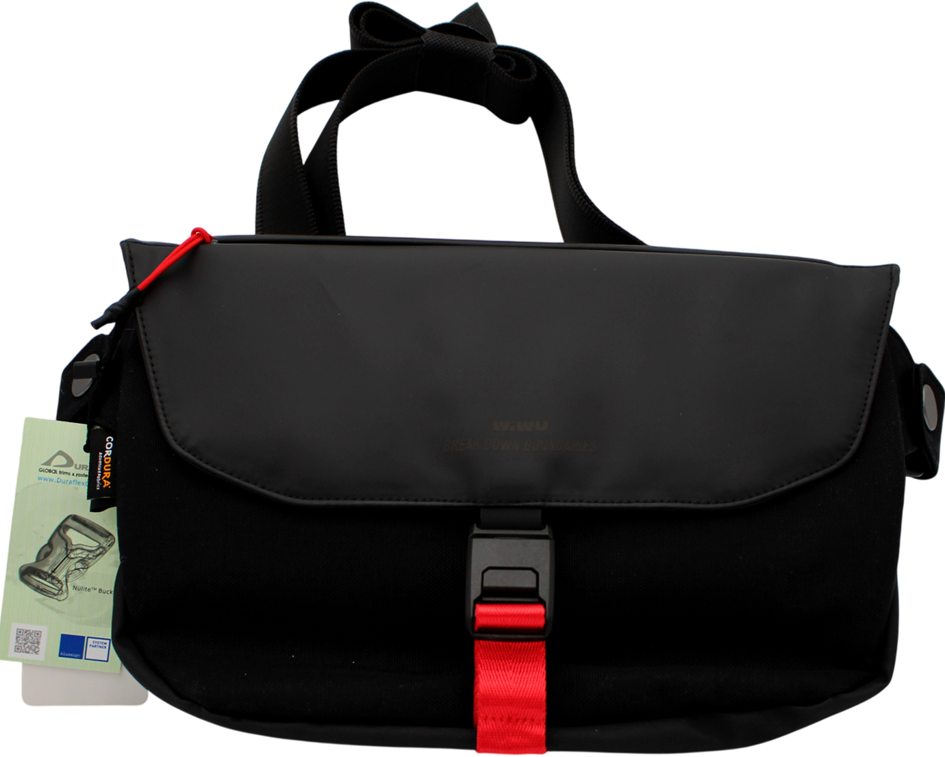 Сумка плечова "WIWU" Warriors Message Bag black/Breidon/ — фото товару | Канцелярський Сад