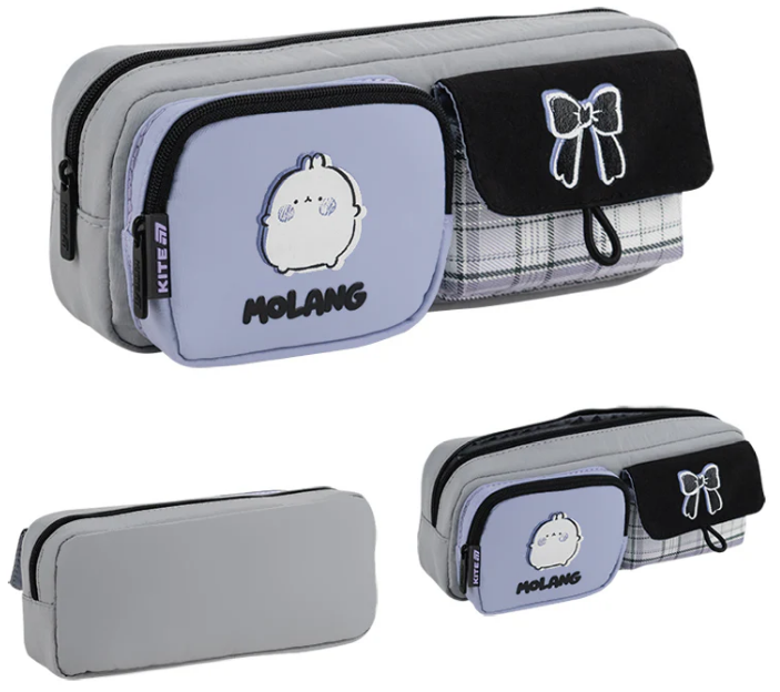 Пенал "Kite" Molang 1від.,м'який №ML26-2701 — купити | Канцелярський Сад