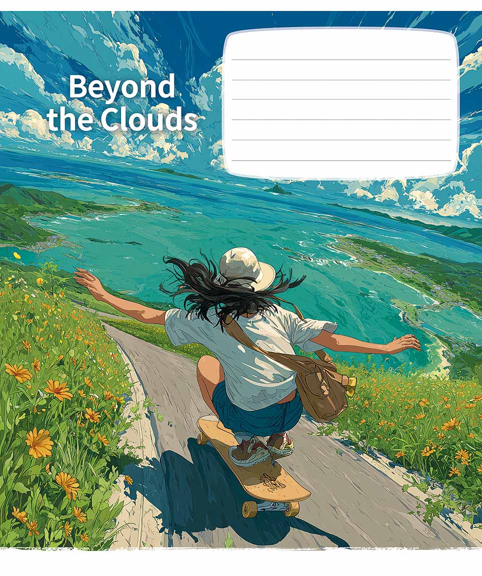 Зошит 18арк. кліт. Star "Run to Tomorrow" ВД-лак №018-3639K(25)(250) — купити | Канцелярський Сад