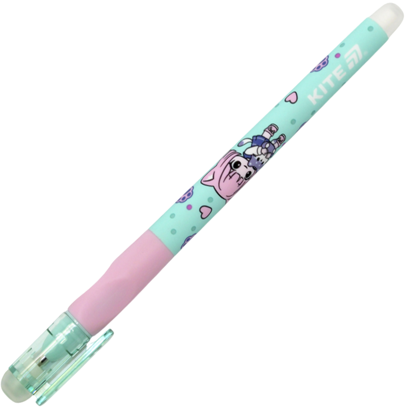 Ручка гел. "Kite" №K26-098-1 Smart Be Friends "пиши-стирай" 0,5мм синя(24)(864) — купити | Канцелярський Сад