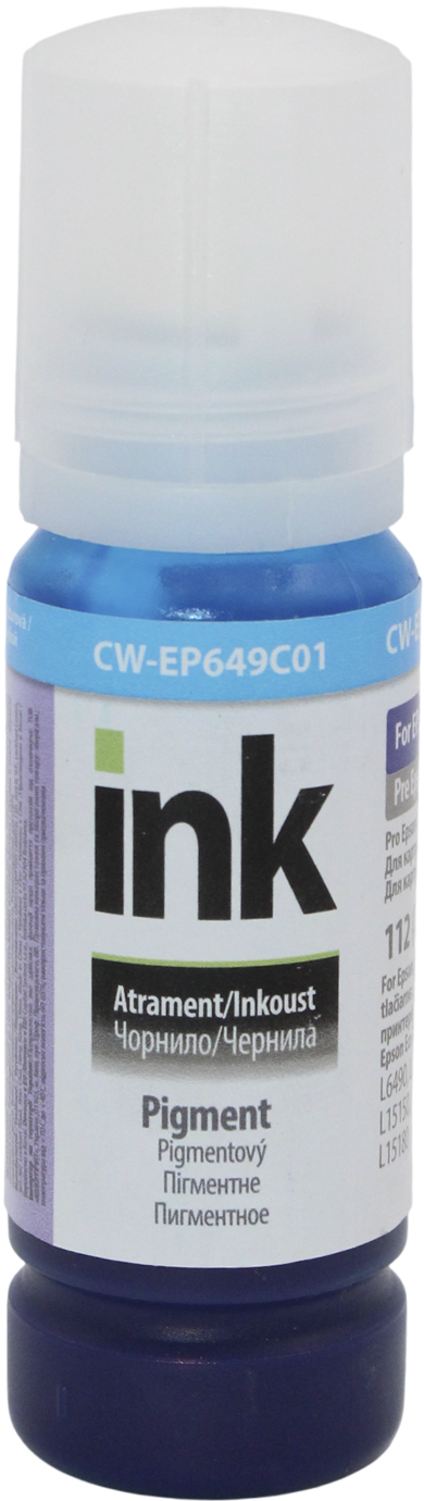 Чорнило ColorWay Epson №L-6490/L65XX/L11160/L15150/L15160/L15180 70мл cyan pigm. — купити | Канцелярський Сад