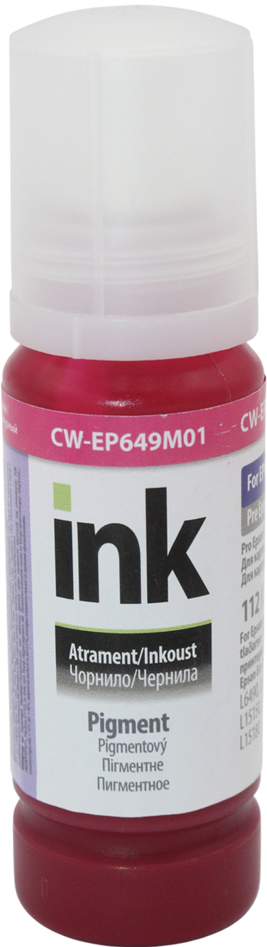Чорнило ColorWay Epson №L-6490/L65XX/L11160/L15150/L15160/L15180 70мл magenta pigm. — купити | Канцелярський Сад