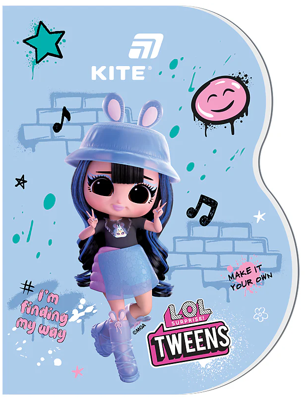 Блокнот А6 60арк. вирубка LOL SURPRISE №LO26-223/Kite/(50) — купити | Канцелярський Сад