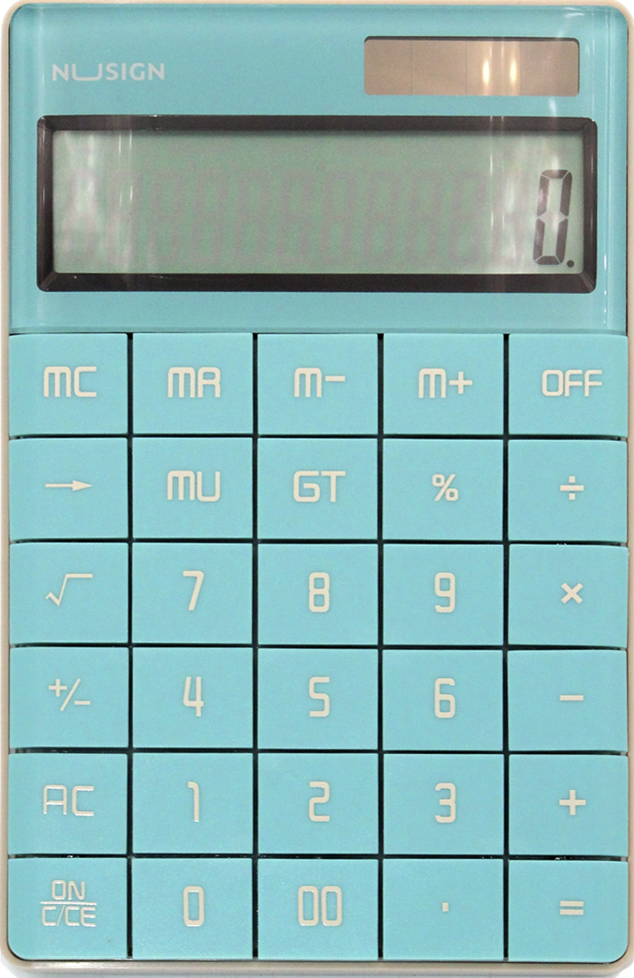 Калькулятор "Deli" №NS041 (12-розряд.) 165х103х12,5мм блакитний(10) — фото товару | Канцелярський Сад