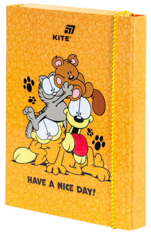 Папка для зош. В5 "Kite" №GF26-210 Garfield на рез. картон(10)(40) — купити | Канцелярський Сад