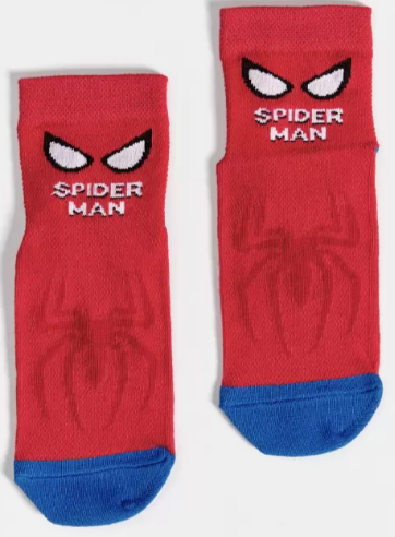 Шкарпетки дитячі "V$T" р.22-24 Spiderman сітка,червоний №024-1759/304 — купити | Канцелярський Сад